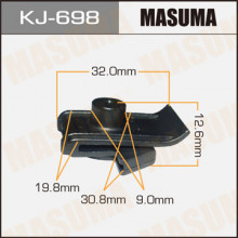 Клипса пластиковая MASUMA (NISSAN 6384835F00)  / KJ698