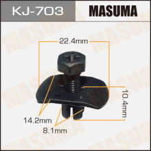 Клипса пластиковая MASUMA (NISSAN 63844D0100)  / KJ703