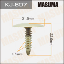 Клипса пластиковая MASUMA (MITSUBISHI MB796913)  / KJ807