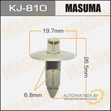 Клипса пластиковая MASUMA (MITSUBISHI MR489344)  / KJ810