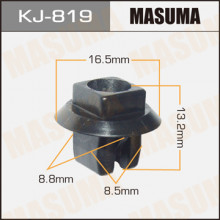 Клипса пластиковая MASUMA (MITSUBISHI MR393386)  / KJ819