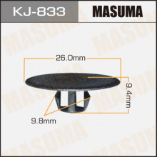 Клипса пластиковая MASUMA (MITSUBISHI MU481187)  / KJ833