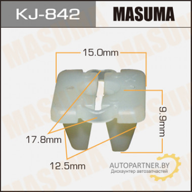 Клипса пластиковая MASUMA (MITSUBISHI MQ900390)  / KJ842