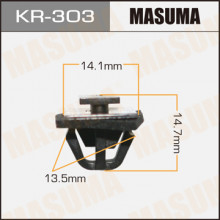 Клипса пластиковая MASUMA (KIA 8775638000)  / KR303