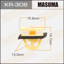 Клипса пластиковая MASUMA (HYUNDAI 877583D000)  / KR306