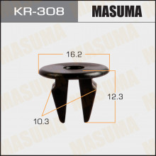 Клипса пластиковая MASUMA (HYUNDAI 8684822000)  / KR308