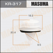 Клипса пластиковая MASUMA (HYUNDAI 9255236000)  / KR317