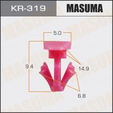 Клипса пластиковая MASUMA (HYUNDAI 877562W000)  / KR319