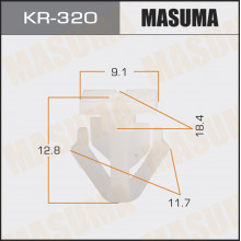Клипса пластиковая MASUMA (HYUNDAI 877153K000)  / KR320