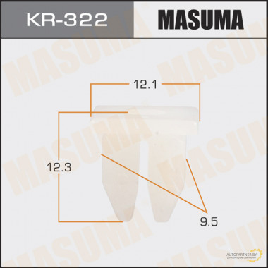 Клипса пластиковая MASUMA (HYUNDAI 1491305010)  / KR322
