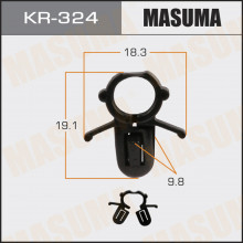 Клипса пластиковая MASUMA (HYUNDAI 8119933000)  / KR324