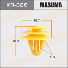 Клипса пластиковая MASUMA (KIA 8231538000)  / KR326