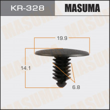 Клипса пластиковая MASUMA (HYUNDAI 0B10268865)  / KR328