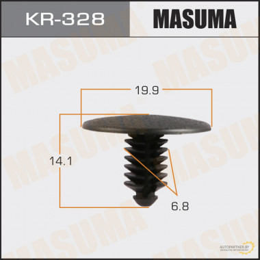 Клипса пластиковая MASUMA (HYUNDAI 0B10268865)  / KR328
