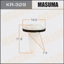 Клипса пластиковая MASUMA (KIA 8614021000)  / KR329