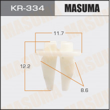 Клипса пластиковая MASUMA (KIA 866992M000)  / KR334