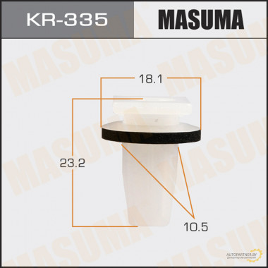 Клипса пластиковая MASUMA (HYUNDAI 866253S000)  / KR335