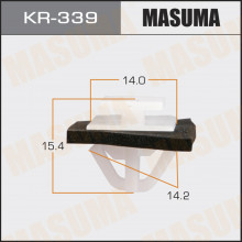 Клипса пластиковая MASUMA (HYUNDAI 877162W000)  / KR339