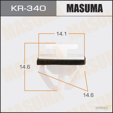Клипса пластиковая MASUMA (HYUNDAI 8775835010)  / KR340