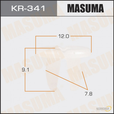 Клипса пластиковая MASUMA (HYUNDAI 1491004000)  / KR341
