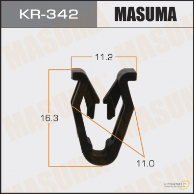 Клипса пластиковая MASUMA (HYUNDAI 858583S000)  / KR342