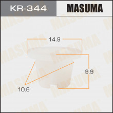 Клипса пластиковая MASUMA (HYUNDAI 9235137000)  / KR344