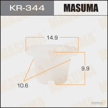 Клипса пластиковая MASUMA (HYUNDAI 9235137000)  / KR344