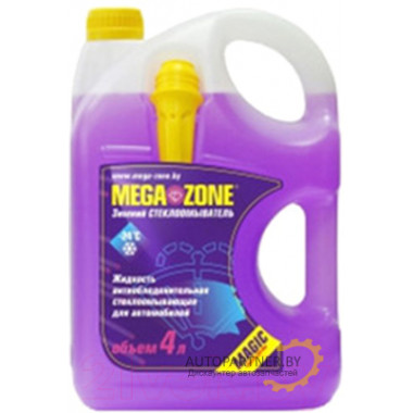 Стеклоомыватель MegaZone Magic зимний -24 4л, Литва фиолетовый