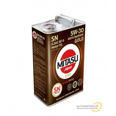 Моторное масло MITASU GOLD SN 5W-30 / MJ-101-5 (5л)
