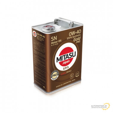 Моторное масло MITASU GOLD PAO SN 0W-40 / MJ-104-4 (4л)