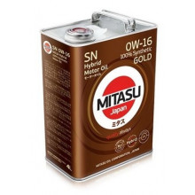 Моторное масло MITASU GOLD HYBRID SN 0W-16 / MJ-106-4 (4л)