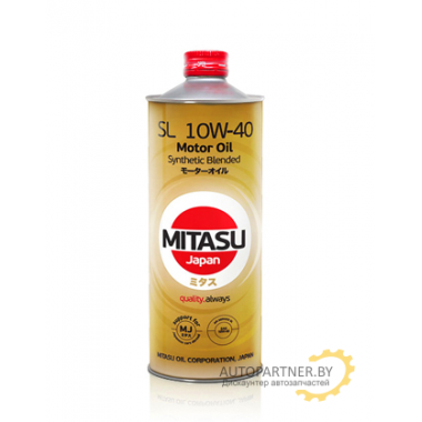 Моторное масло MITASU MOTOR OIL SL 10W-40 / MJ-124-1 (1л)