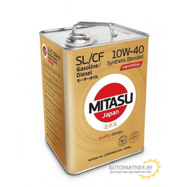 Моторное масло MITASU UNIVERSAL SL/CF 10W-40 / MJ-125-6 (6л)