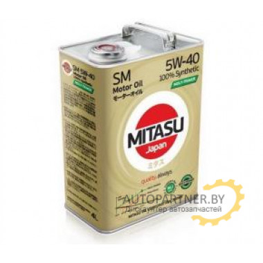 Моторное масло MITASU MOLY-TRIMER SM/CF 5W-40 / MJ-M12-4 (4л)