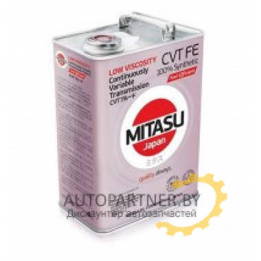 Трансмиссионное масло Mitasu CVT Fluid FE, 4л (синтетика)