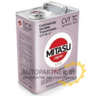 Трансмиссионное масло Mitasu CVT Fluid TC, 4л (синтетика)