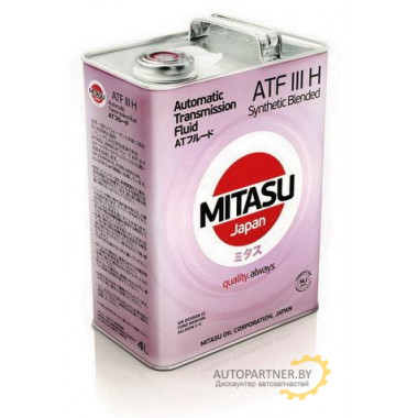 MITASU MJ3214 Масло трансмиссионное полусинтетическое "ATF DEXRON III", 4л