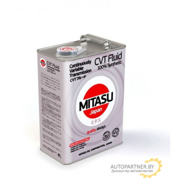 MITASU MJ3224 Масло трансмиссионное синтетическое "CVT MULT FLUID", 4л
