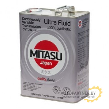 MITASU MJ3294 Масло трансмиссионное синтетическое "CVT ULTRA FLUID", 4л