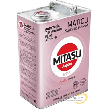 Трансмиссионное масло Mitasu ATF Matic J,красное, 4л (полусинтетика)