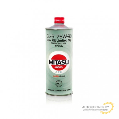 MITASU MJ4111 Масло трансмиссионное "GEAR OIL LSD 75W-90", 1л