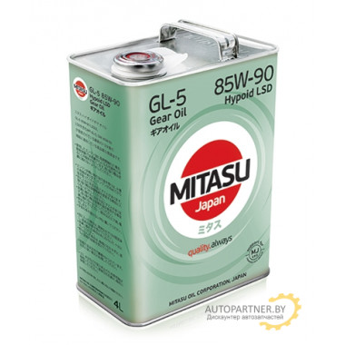 MITASU MJ4124 Масло трансмиссионное "GEAR OIL LSD 85W-90", 4л