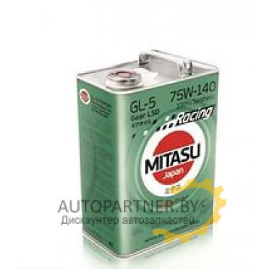 MITASU MJ4144 Масло трансмиссионное синтетическое "SPORT GEAR OIL LSD 75W-140", 4л