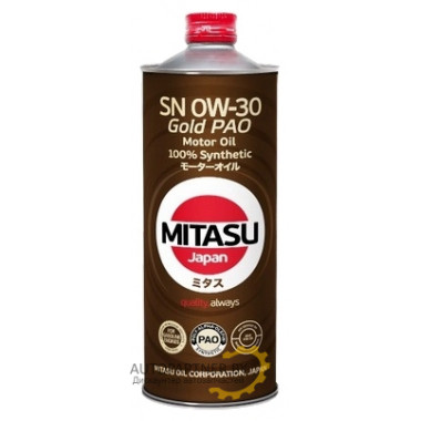 Моторное масло MITASU GOLD PAO SN 0W-30 / MJ-103-1 (1л)