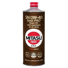 Моторное масло MITASU GOLD PAO SN 0W-40 / MJ-104-1 (1л)