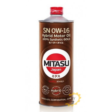 Моторное масло MITASU GOLD HYBRID SN 0W-16 / MJ-106-1 (1л)