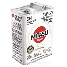 Моторное масло MITASU PLATINUM PAO SN 5W-50 / MJ-113-4 (4л)