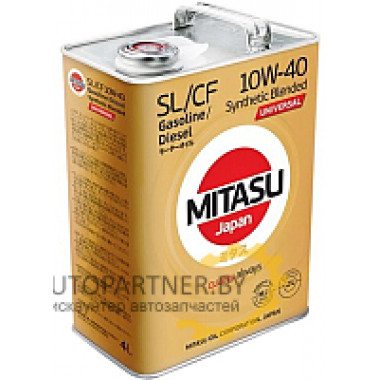 Моторное масло MITASU UNIVERSAL SL/CF 10W-40 / MJ-125-4 (4л)