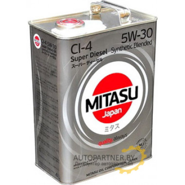 Моторное масло MITASU SUPER DIESEL CI-4 5W-30 / MJ-220-4 (4л)