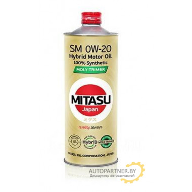 Моторное масло MITASU HYBRID MOLY-TRIMER SM 0W-20 / MJ-M02-1 (1л)